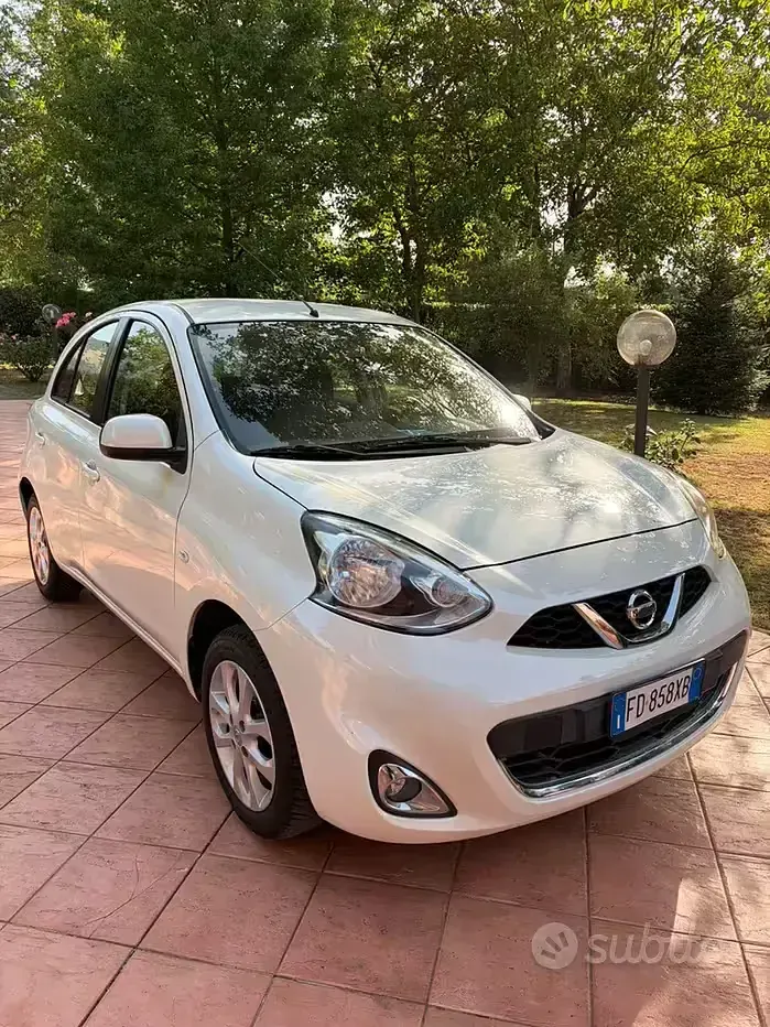 Usata Nissan Micra Acenta 80 CV (58 kW) 2016 Bianco Utilitaria