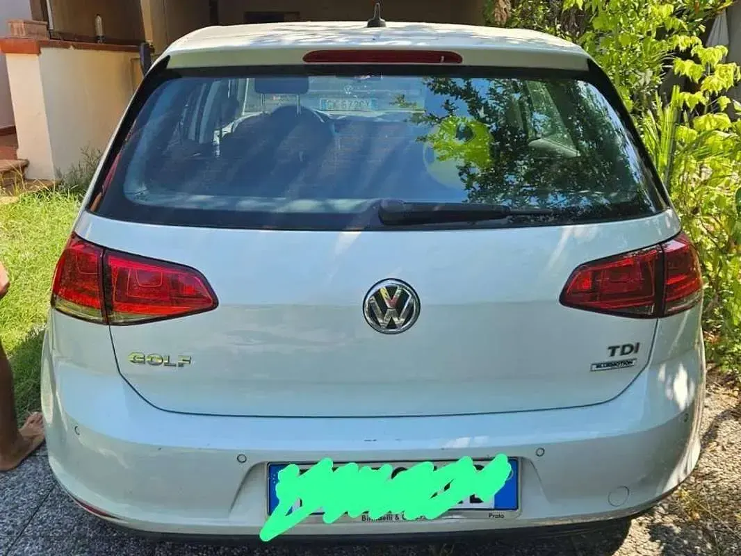 Usata VW Golf VII Comfortline 90 CV (66 kW) 2016 Bianco Station wagon
