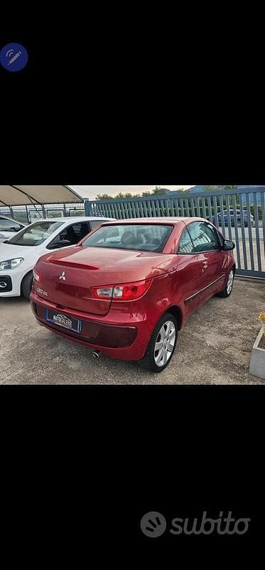 Usata Mitsubishi Colt 95 CV (69 kW) 2008 Rosso Cabrio