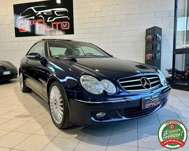 Usata Mercedes CLK220 Avantgarde 150 CV (110 kW) 2006 Blu Coupé