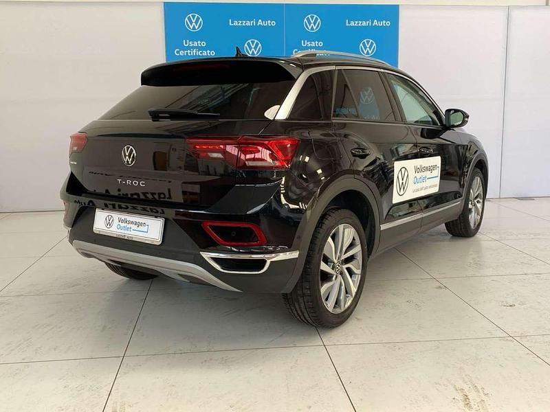 Usata VW T-Roc Style 110 CV (80 kW) 2022 Nero SUV