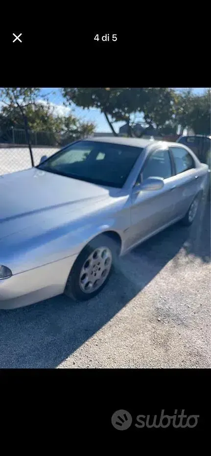 Usata Alfa Romeo 166 150 CV (110 kW) 2002 Grigio Berlina