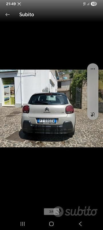 Usata Citroën C3 82 CV (60 kW) 2019 Marrone Utilitaria