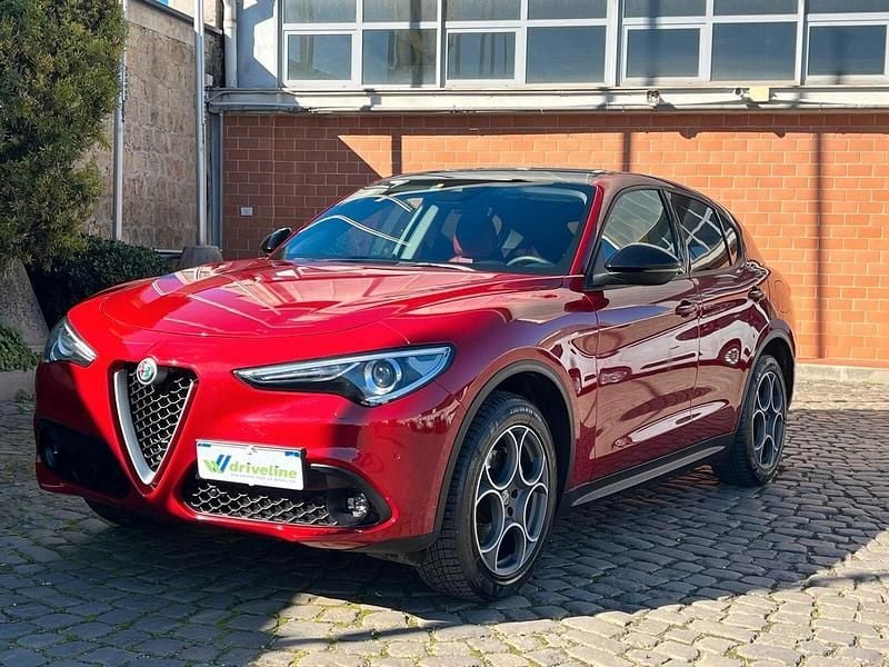 Rosso Usata 2019 Alfa Romeo Stelvio Super SUV | 18.500 € (Super prezzo) - Immagine 1/4