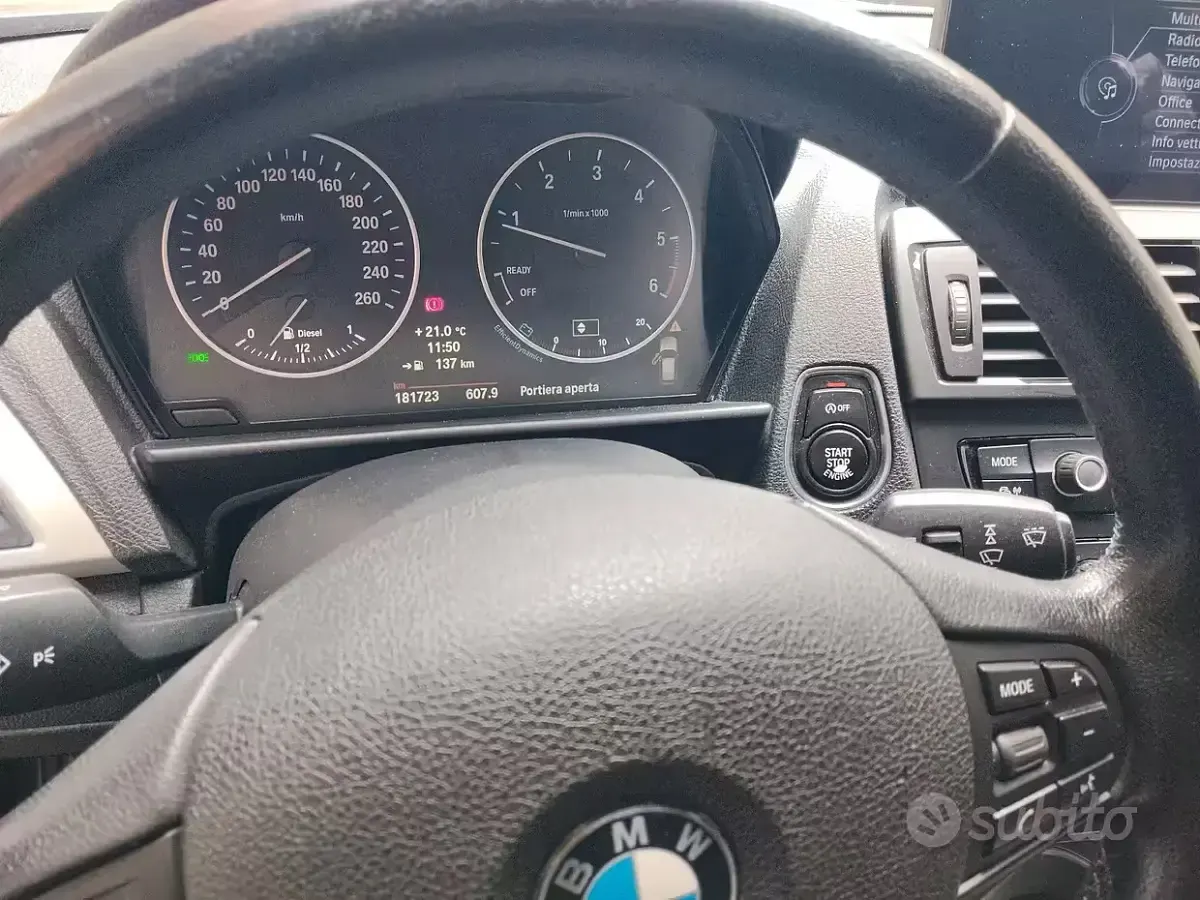 Usata BMW 114 95 CV (69 kW) 2013 Bluazzurro Utilitaria