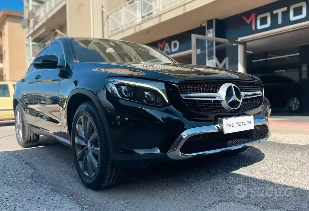 Usata Mercedes GLC220 Exclusive 170 CV (125 kW) 2017 Nero Coupé