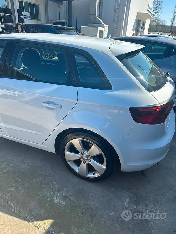 Usata Audi A3 Sport 110 CV (80 kW) 2016 Bianco Berlina