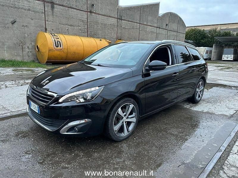 Usata Peugeot 308 SW Allure 120 CV (88 kW) 2017 Nero Station wagon