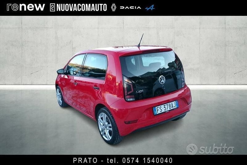 Usata VW up! take up! 60 CV (44 kW) 2018 Rosso dinamico Utilitaria