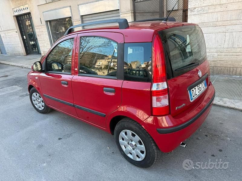 Usata Fiat Panda 2009 Rosso Utilitaria