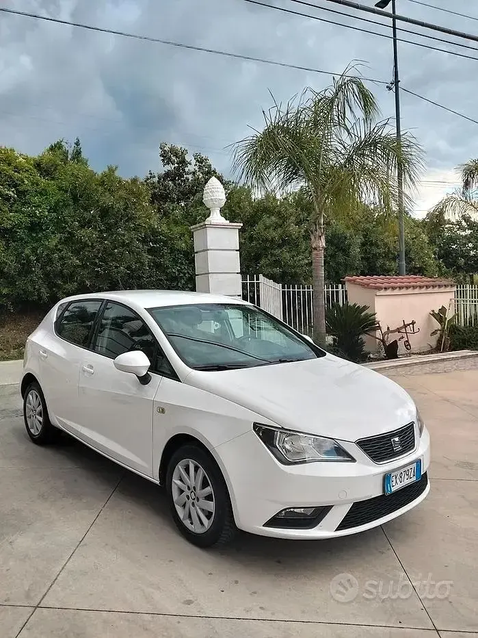 Usata Seat Ibiza Style 75 CV (55 kW) 2014 Bianco Berlina