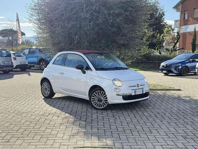 Bianco Usata 2015 Fiat 500C Lounge Cabrio | 8900 € (Buon prezzo) - Immagine 1/4