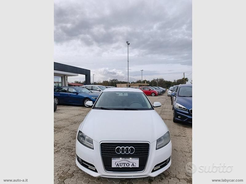 Usata Audi A3 Ambition 90 CV (66 kW) 2011 Bianco Utilitaria
