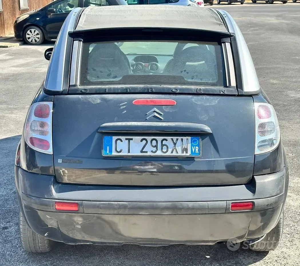 Usata Citroën C3 Pluriel 68 CV (50 kW) 2005 Nero Cabrio
