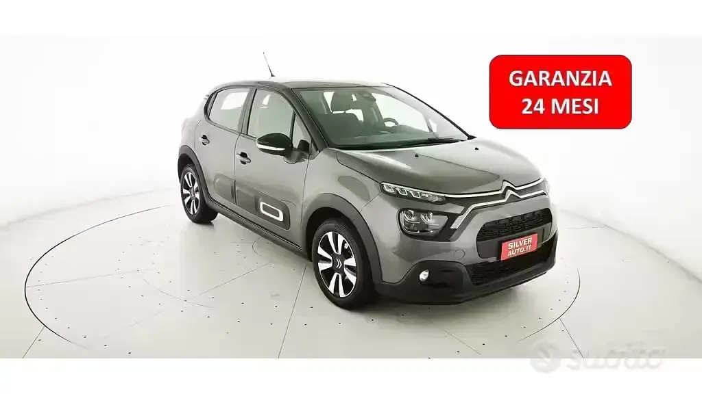 Usata Citroën C3 Shine 102 CV (75 kW) 2021 Grigio metallizzato Utilitaria