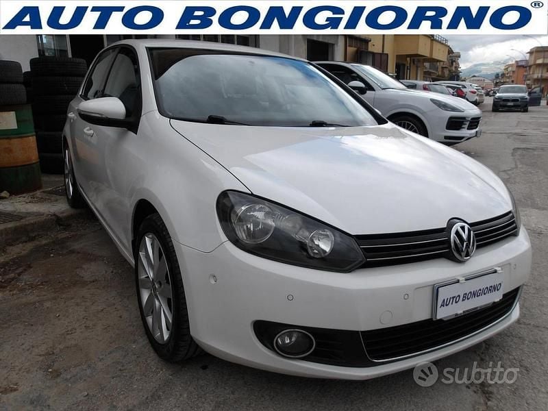 Usata VW Golf VII Highline 140 CV (102 kW) 2012 Bianco Berlina