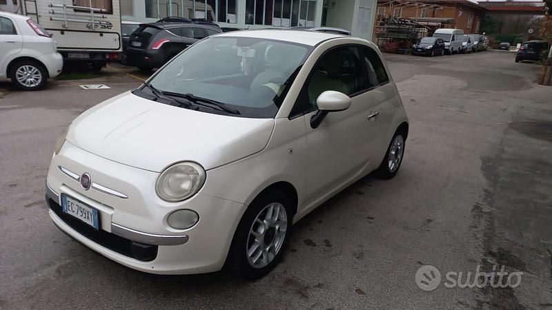 Usata Fiat 500 Sport 69 CV (50 kW) 2010 Bianco Berlina