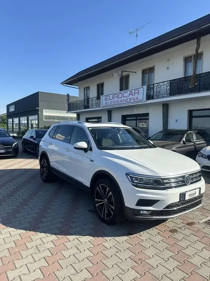 Usata VW Tiguan Allspace Advance 150 CV (110 kW) 2019 Bianco SUV