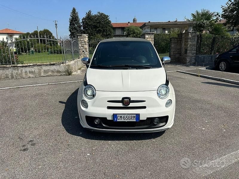 Usata Abarth 595 140 CV (102 kW) 2012 Bianco Cabrio