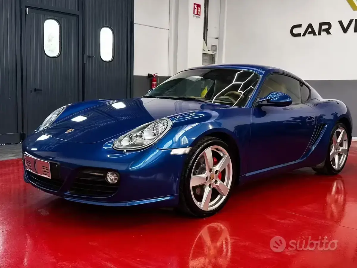 Usata Porsche Cayman 320 CV (235 kW) 2010 Blu Coupé