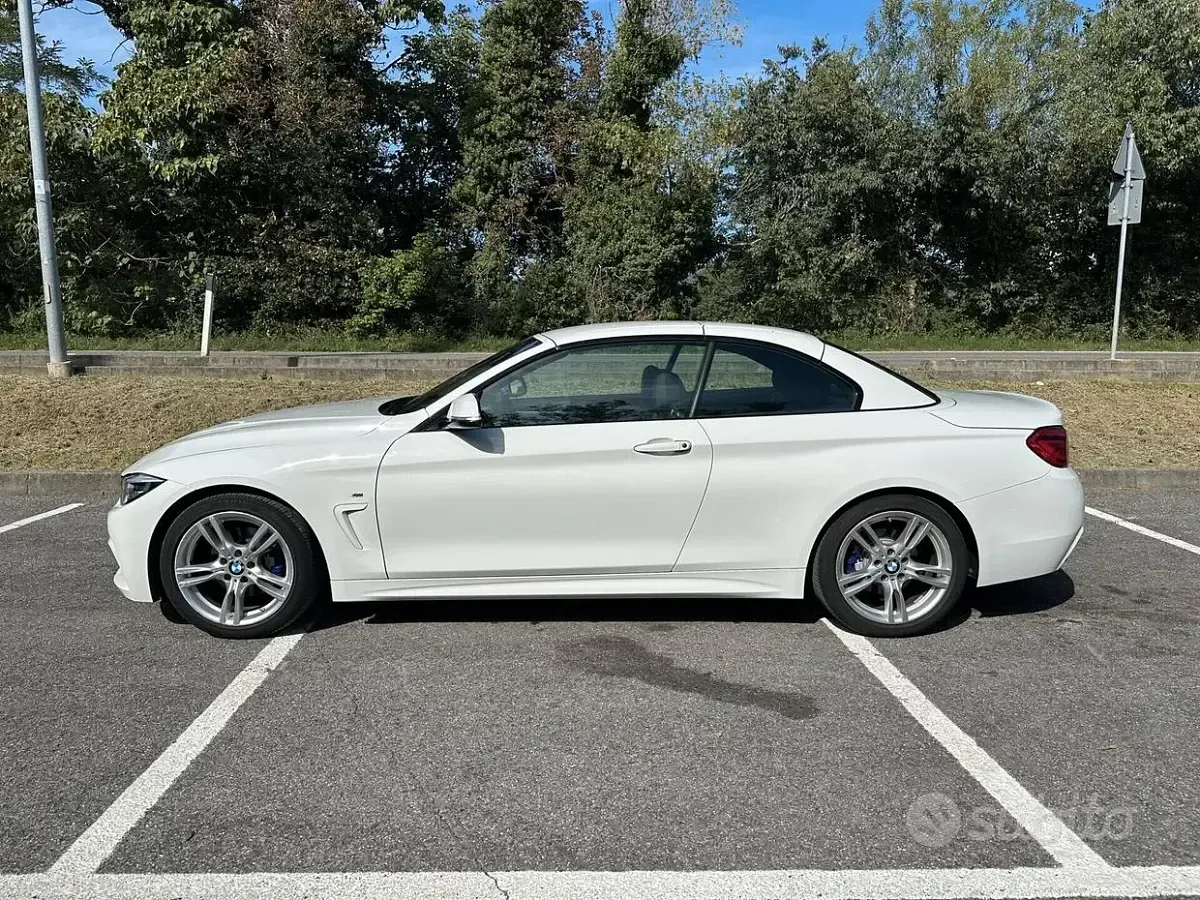 Usata BMW 420 Cabriolet M Sport 190 CV (139 kW) 2017 Bianco Cabrio