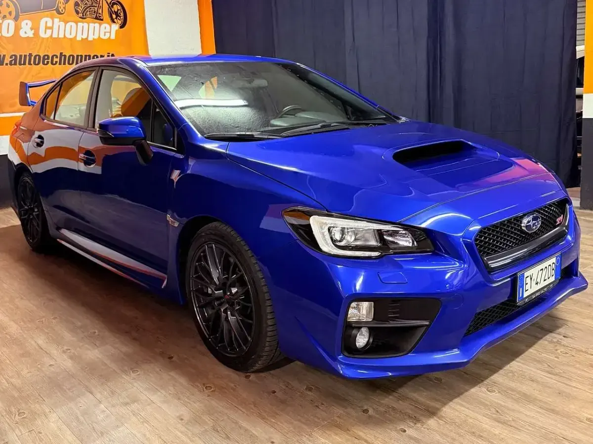 Usata Subaru WRX STI 300 CV (220 kW) 2015 Blu/azzurro Berlina