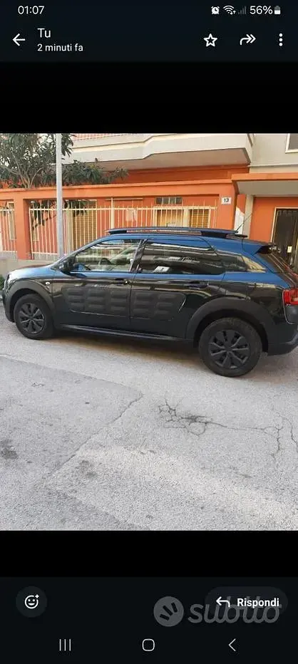 Usata Citroën C4 99 CV (72 kW) 2017 Nero SUV