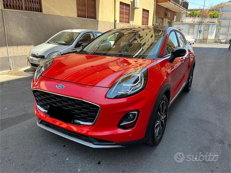 Usata Ford Puma 125 CV (91 kW) 2020 Rosso Utilitaria