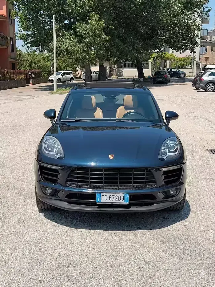 Usata Porsche Macan S 250 CV (183 kW) 2016 Blu SUV