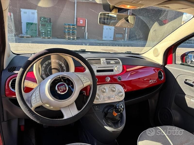 Usata Fiat 500 69 CV (50 kW) 2014 Rosso Utilitaria