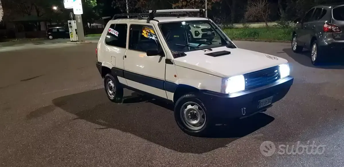 Usata Fiat Panda 4x4 54 CV (39 kW) 2002 Bianco Utilitaria