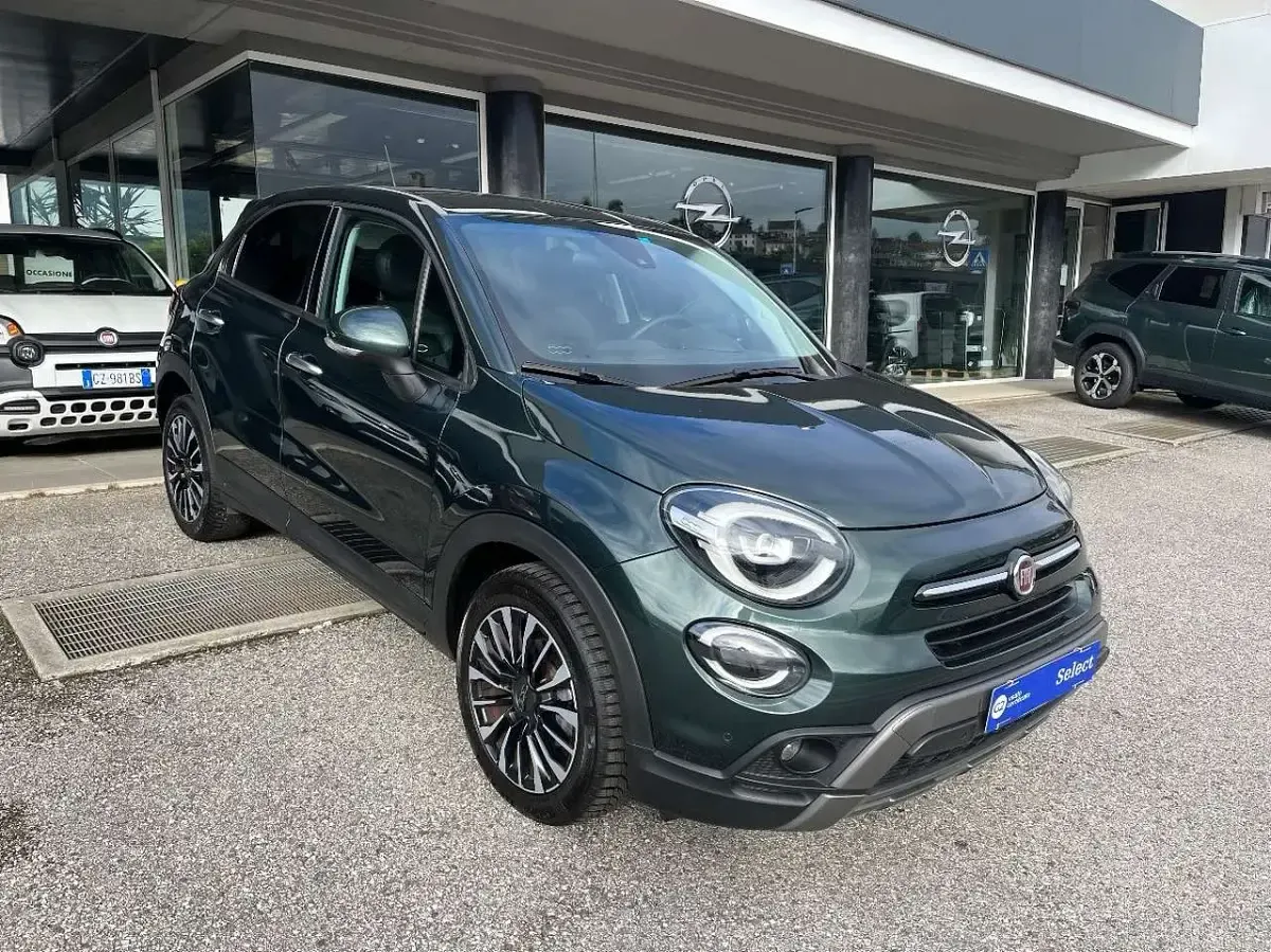 Usata Fiat 500X Cross 120 CV (88 kW) 2018 Verde SUV