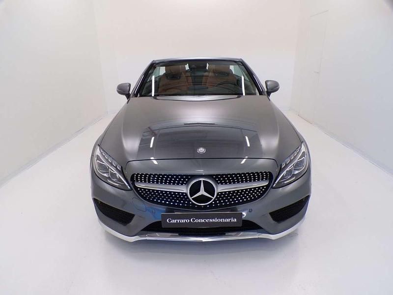 Usata Mercedes C220 Premium Plus 170 CV (125 kW) 2017 Grigio selenite Cabrio