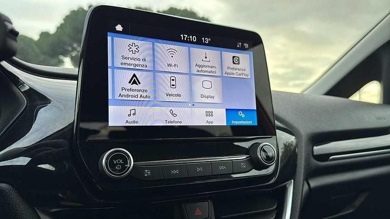 Usata Ford Fiesta Titanium 75 CV (55 kW) 2021 Rosso Utilitaria