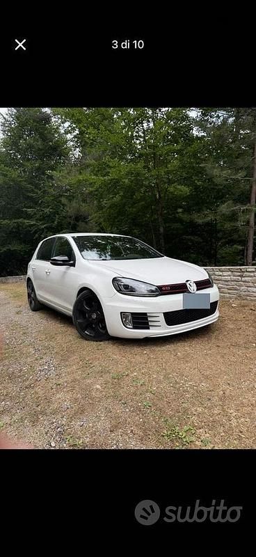 Usata VW Golf VI GTI 210 CV (154 kW) 2009 Bianco Utilitaria