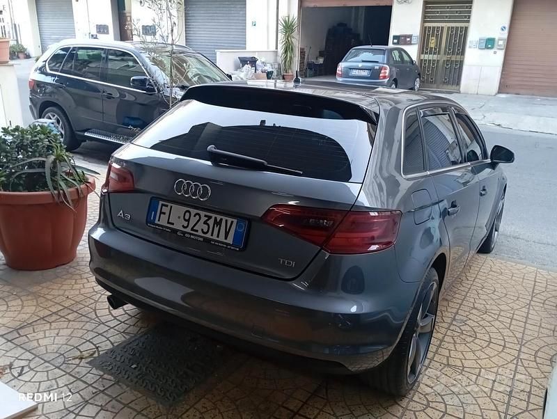 Usata Audi A3 Ambition 110 CV (80 kW) 2015 Grigio Berlina