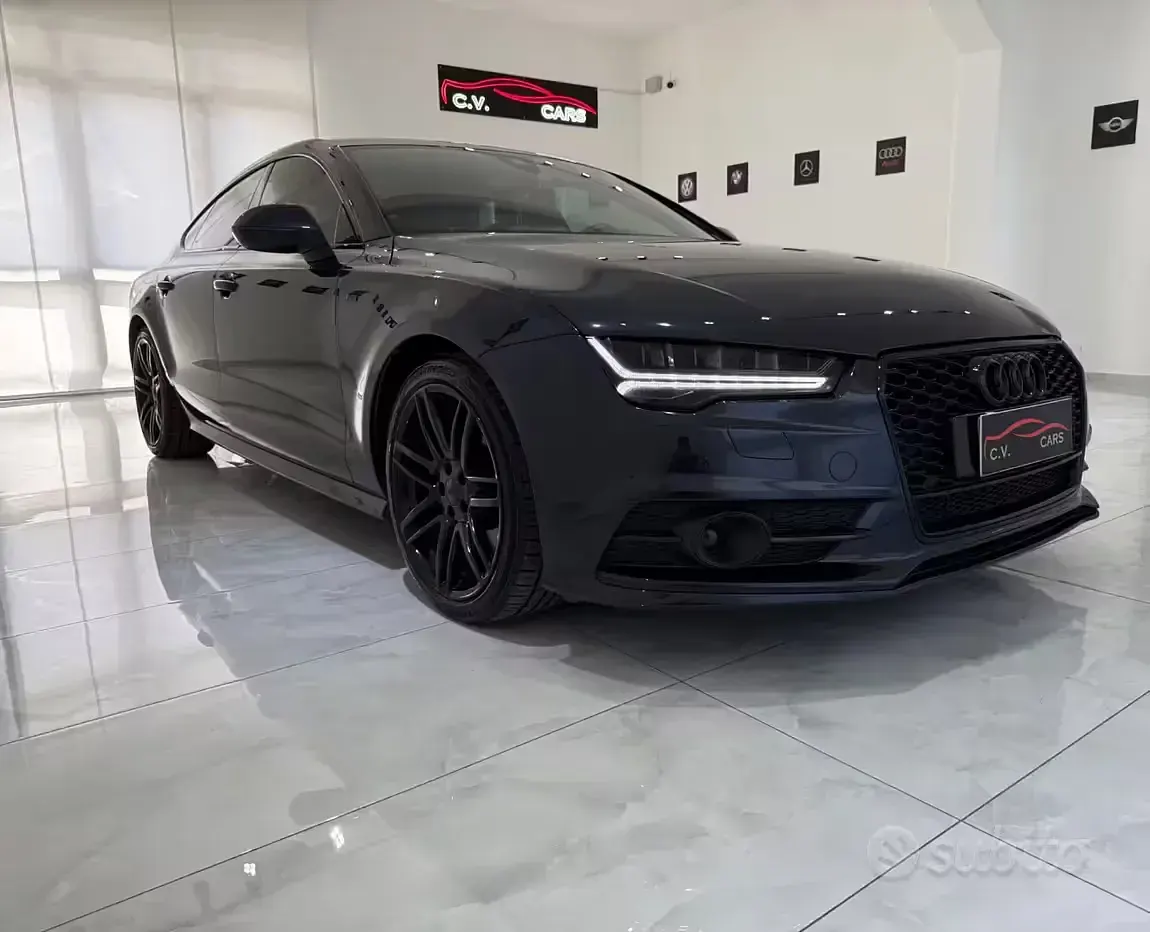 Usata Audi A7 S-Line 272 CV (200 kW) 2015 Bluazzurro Utilitaria