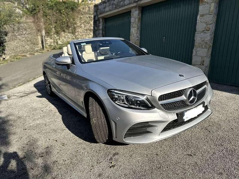 Usata Mercedes C220 Premium 194 CV (142 kW) 2019 Argento Cabrio