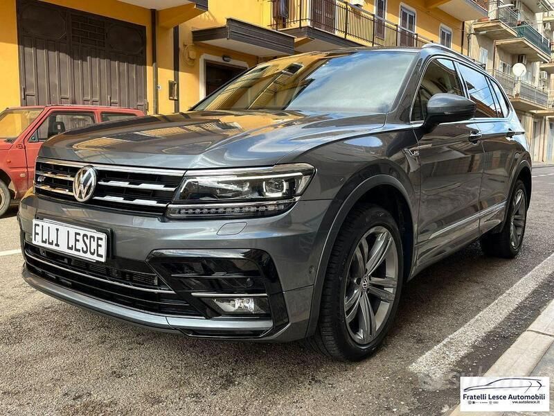 Grigio scuro Usata 2021 VW Tiguan Allspace Advance SUV | 33.999 € (Buon prezzo) - Immagine 1/4