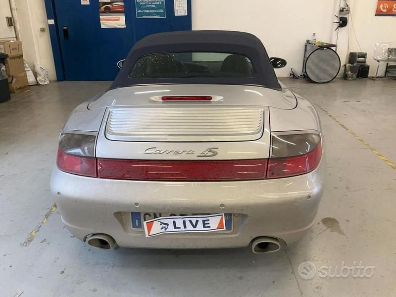 Usata Porsche 911 320 CV (235 kW) 2004 Blu Cabrio