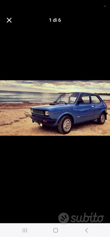 Blu Usata 1980 Fiat 127 Tre volumi | 3000 € - Immagine 1/4