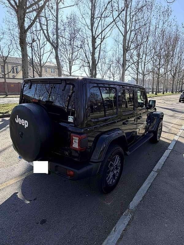 Usata Jeep Wrangler Sahara 272 CV (200 kW) 2022 Nero SUV