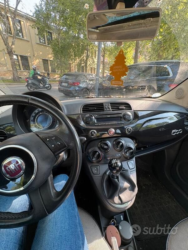 Usata Fiat 500 69 CV (50 kW) 2010 Nero Utilitaria