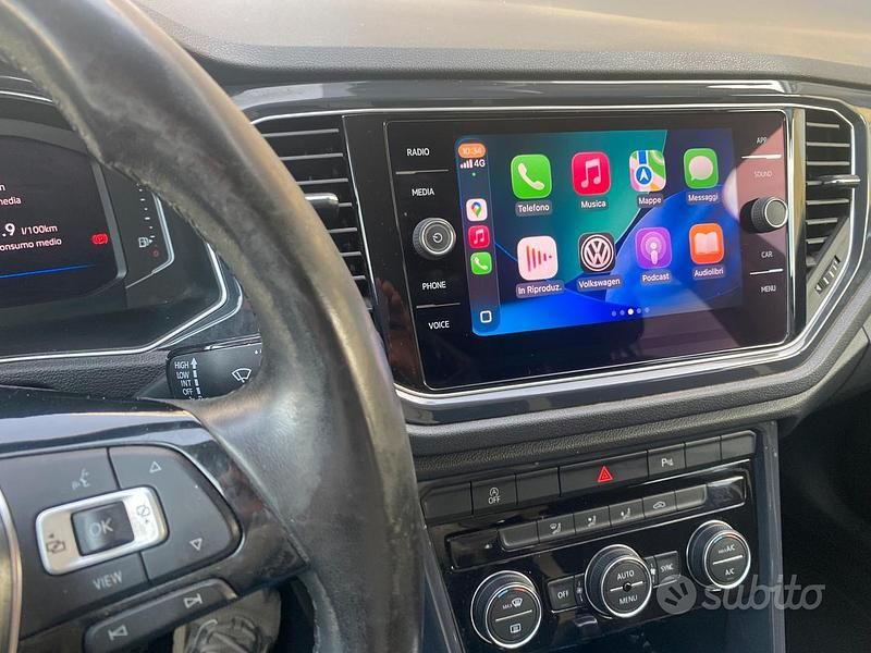 Usata VW T-Roc 150 CV (110 kW) 2019 Grigio SUV