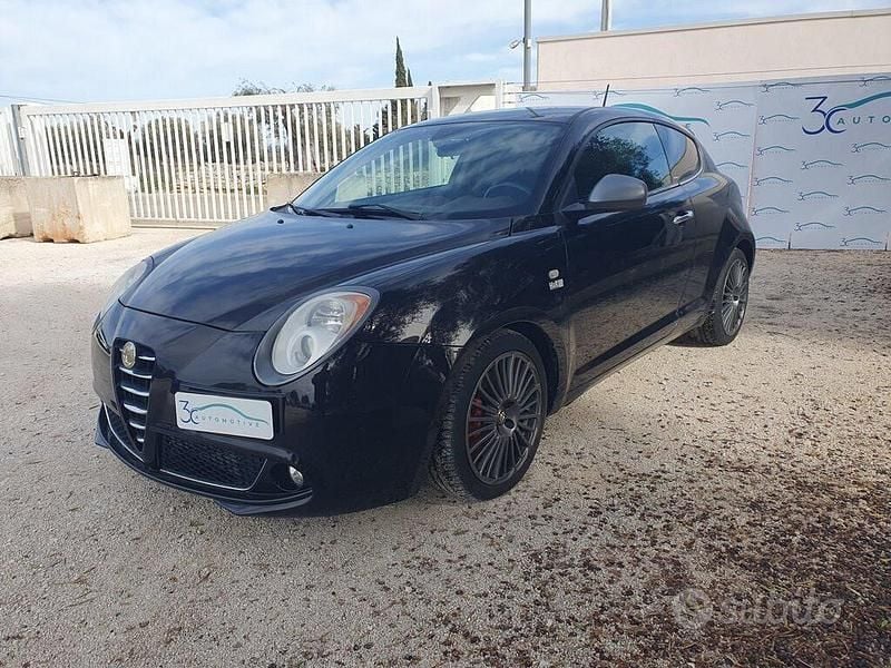 Usata Alfa Romeo MiTo Distinctive 155 CV (114 kW) 2008 Nero Utilitaria