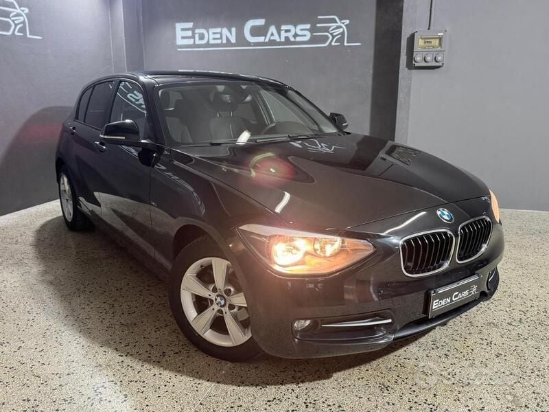 Usata BMW 118 Sport Line 143 CV (105 kW) 2013 Nero Utilitaria