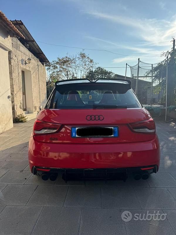 Usata Audi S1 Exclusive 231 CV (169 kW) 2014 Rosso Utilitaria