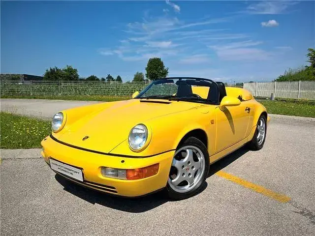 Usata Porsche 911 Speedster 250 CV (183 kW) 1993 Giallo Cabrio