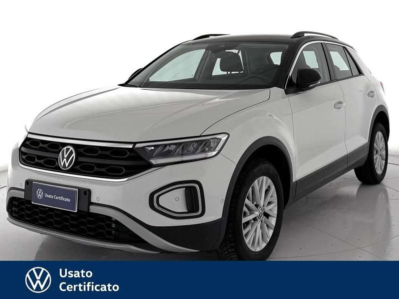 Bianco Usata 2022 VW T-Roc Life SUV | 23.400 € (Buon prezzo) - Immagine 1/4