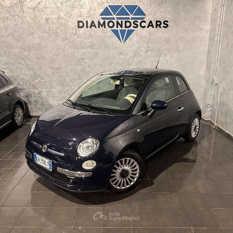 Usata Fiat 500 Lounge 69 CV (50 kW) 2010 Blu/azzurro Berlina